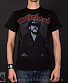 футболка motorhead lemmy (принт ч/б, надпись красная)