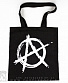 сумка шоппер anarchy анархия (ч/б)