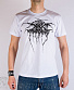футболка darkthrone (лого, белая)