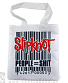 сумка шоппер slipknot "people=shit" (белая)