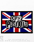 нашивка sex pistols (лого, флаг великобритании, вышивка) 