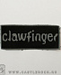 нашивка clawfinger (лого серое)