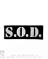 нашивка s.o.d. (лого, вышивка)