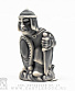 статуэтка воин (меч в левой руке, малая, мраморная крошка)