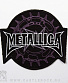 нашивка metallica (лого, пильный диск, вышивка)
