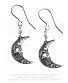  alchemy gothic ( ) e385 skull moon dangler
