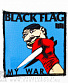 нашивка black flag "my war"