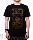 футболка johnny cash "outlaw music"