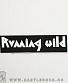 нашивка running wild (лого белое)