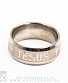 кольцо стальное jesus (металлик)
