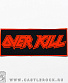 нашивка overkill (лого красное)