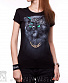 женская футболка кот базилио (светится)