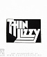 нашивка thin lizzy (лого белое)