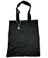 сумка шоппер черная с подвеской пентаграмма