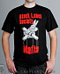 футболка black label society "mafia" (надпись красная)