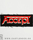 нашивка accept (лого, вышивка)