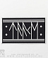 нашивка taake (лого белое)