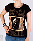 женская футболка ac/dc "no bull" (афиша)