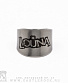 кольцо сталь с гравировкой louna (безразмерное)