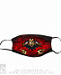 маска немедицинская король и шут (лого, красный фон)