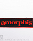 нашивка amorphis (лого красное, узкая)