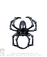 кольцо паук черная вдова (разъемное)