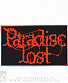 нашивка paradise lost (лого красное)