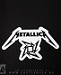 наклейка пластиковая metallica (лого)