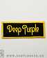нашивка deep purple (лого желтое, вышивка)