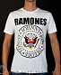 футболка ramones (лого цветное, белая)