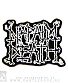 нашивка napalm death (лого, резная, вышивка)