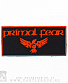 нашивка primal fear (лого красное)