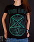 женская футболка dimmu borgir "death cult armagedon" (пентаграмма)