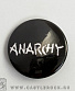 значок anarchy анархия (ч/б)
