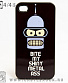   iphone futurama bender  "bite my shiny metal ass!"