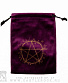 мешочек бархатный пентаграмма с плющом (фиолетовый)