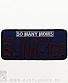 нашивка термо blink-182 "so many moms" (вышивка)