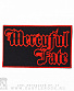 нашивка mercyful fate (лого красное)