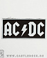 нашивка ac/dc (лого белое, кант)