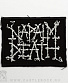 нашивка napalm death (лого, вышивка)