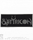 нашивка satyricon (лого серое)