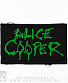 нашивка alice cooper (лого зеленое, вышивка)