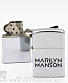 зажигалка с гравировкой marilyn manson (надпись)