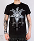 футболка сатаник (бафомет и три креста)