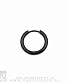 серьга кликер кольцо (сечение круглое, черная) 19 мм