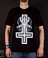 футболка сатаник (бафомет и крест)