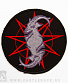 нашивка slipknot (лого с козлом, вышивка)