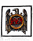 нашивка slayer (лого орел, белая)