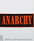нашивка anarchy анархия (надпись красная)