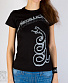 женская футболка metallica (змея)
